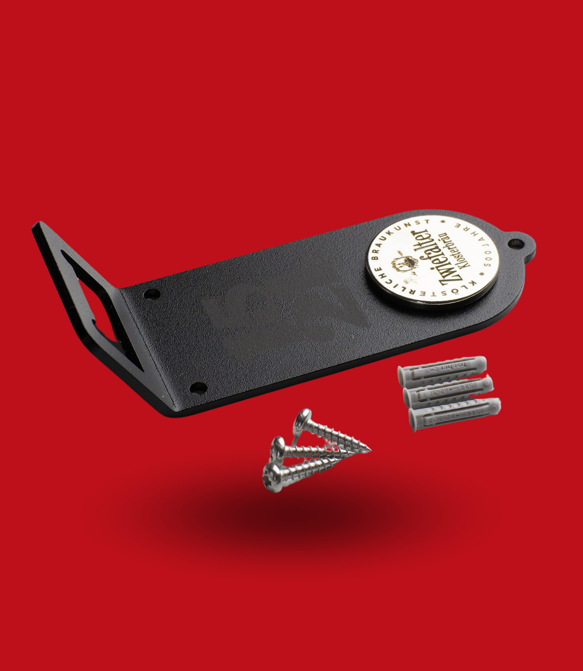 Wandflaschenöffner aus Metal mit Magnet